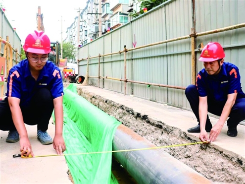 三个老旧小区供热改造全面完工